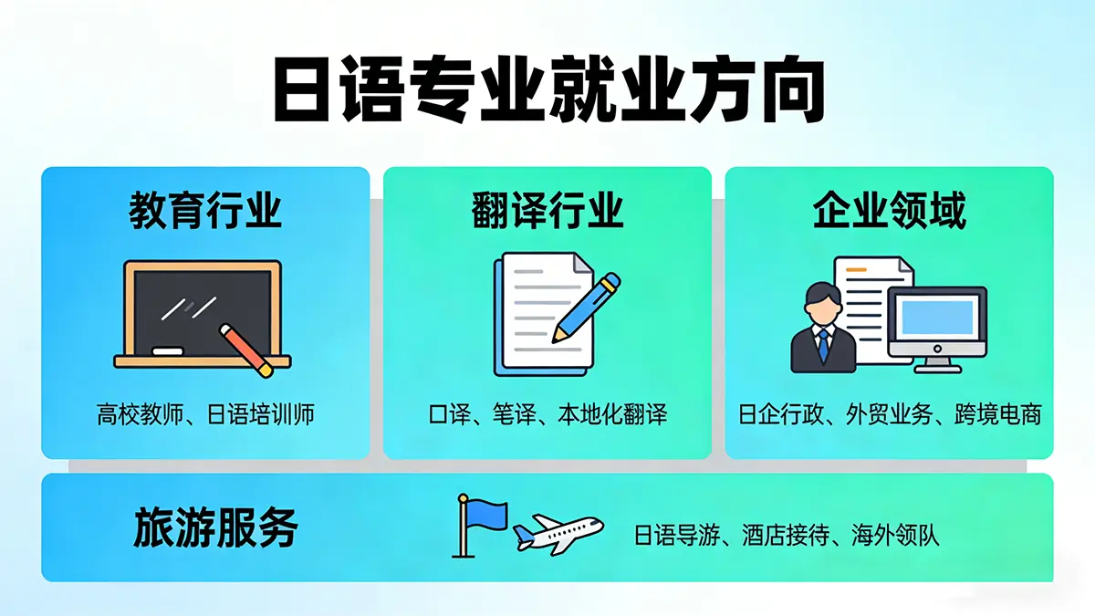 Employment Rate and Industry Trends for Japanese Language Majors