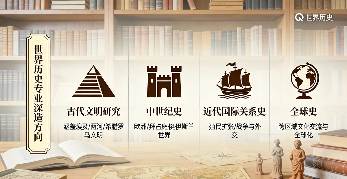 Advanced Study Pathways for World History Majors